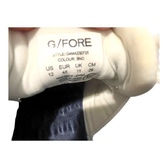 G FORE Men’s MGF Golf Shoes Size 12 G4MA23EF25 EUC SNO - Picture 11 of 12